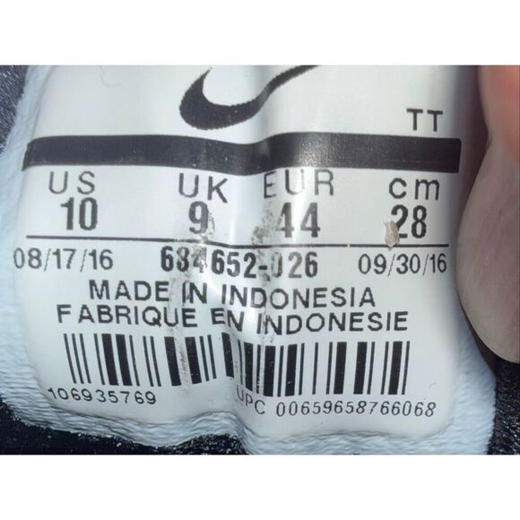 Nike Downshifter 6 men\'s running shoe in grey/black Sz 10 684652-026 main image 8